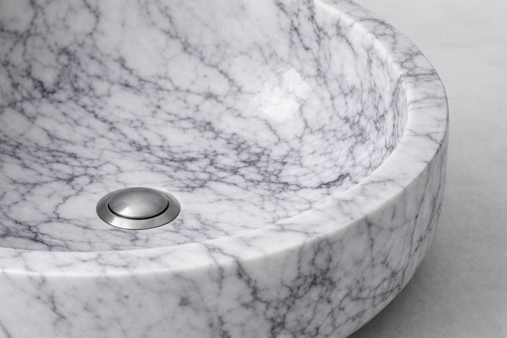 Yuvarlak Mermer Lavabo