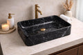 Lüks Dikdörtgen Mermer Lavabo
