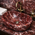 Elazığ Vişne Mermer Lavabo Oval
