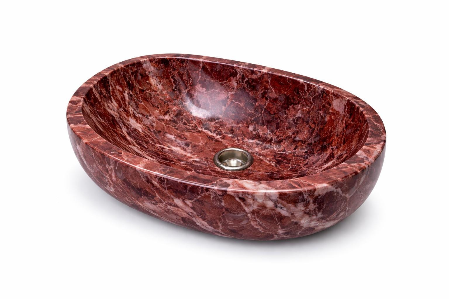 Elazığ Vişne Mermer Lavabo Oval