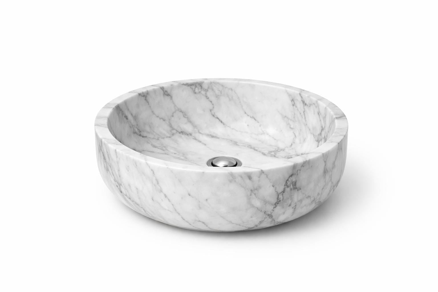 Yuvarlak Mermer Lavabo